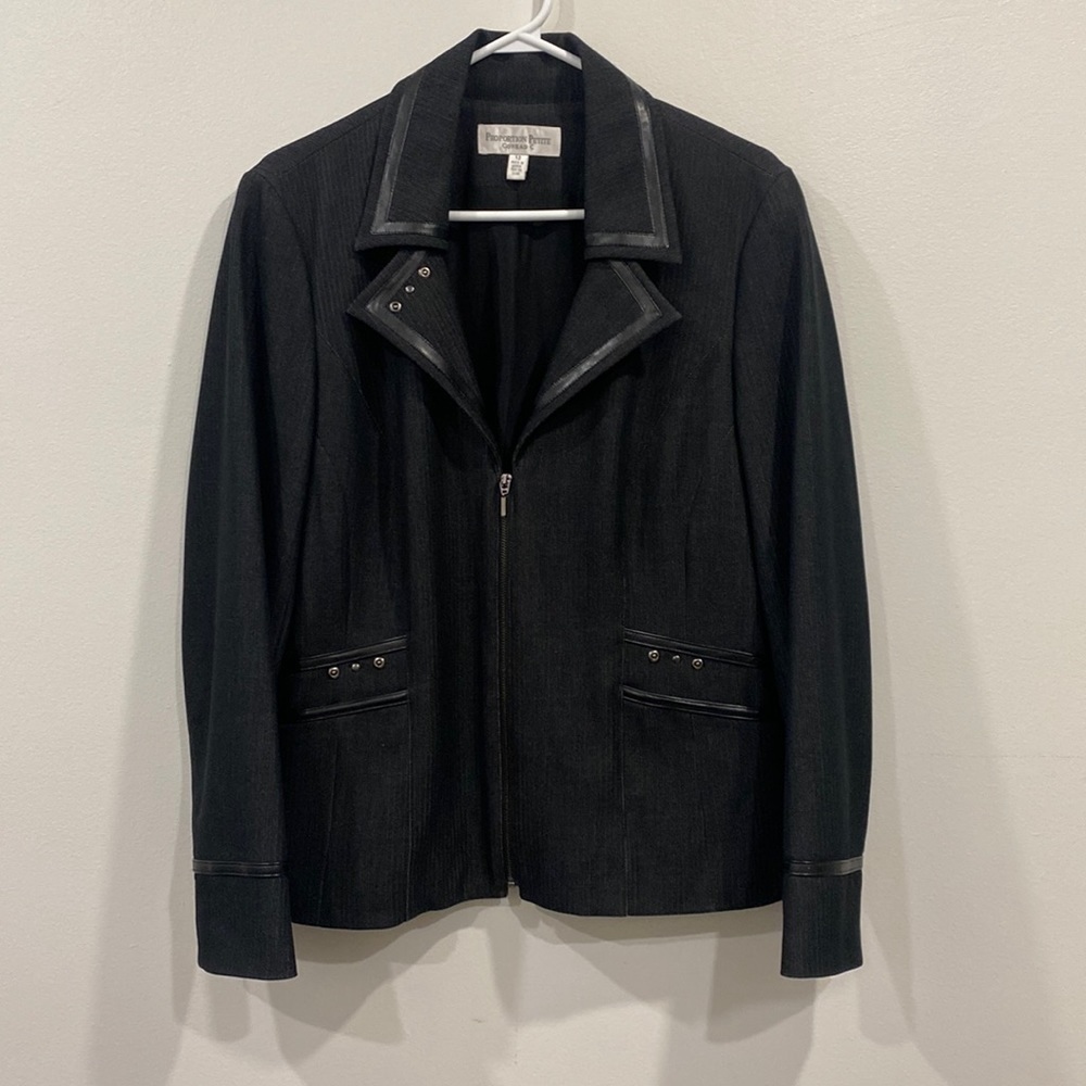 Proportion Petite Conrad C Zip-up Blazer
